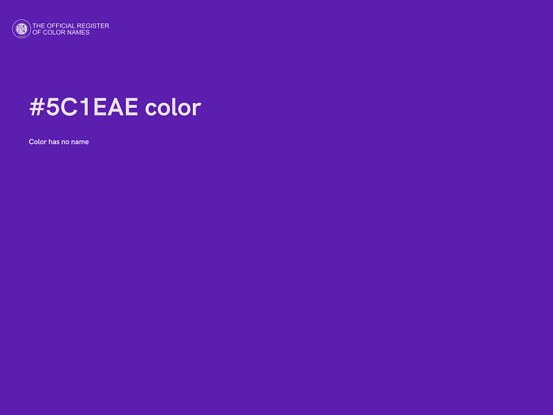 #5C1EAE color image