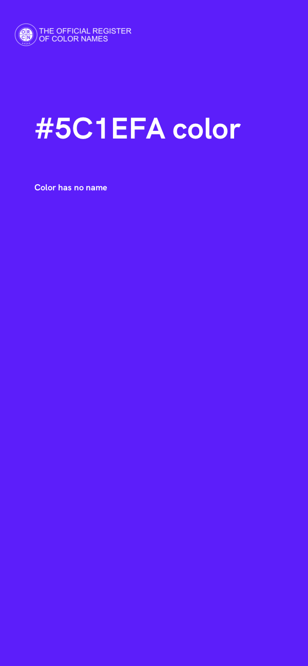 #5C1EFA color image