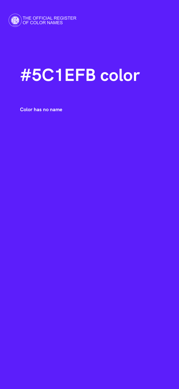 #5C1EFB color image