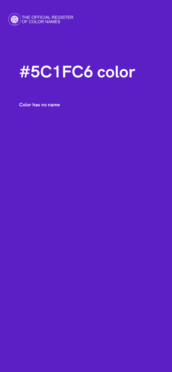 #5C1FC6 color image