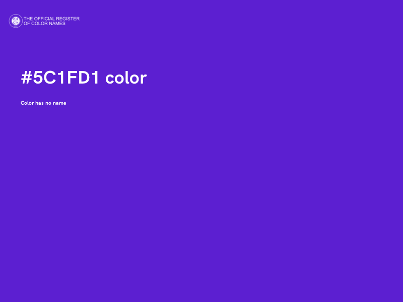 #5C1FD1 color image
