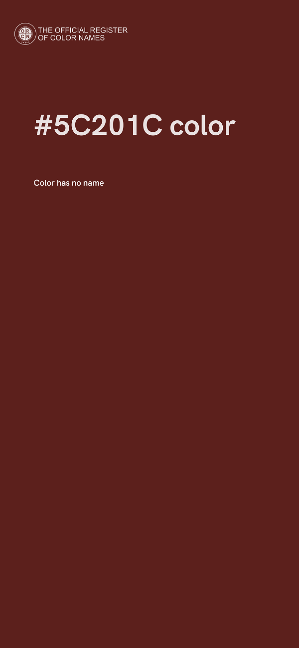 #5C201C color image