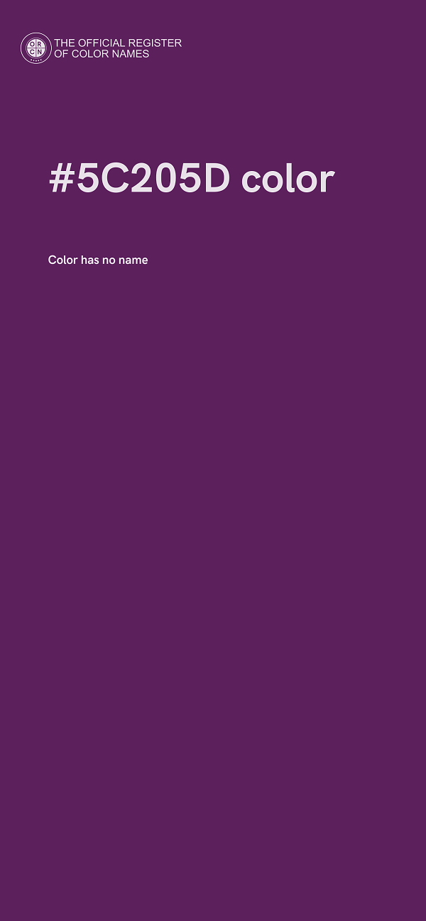 #5C205D color image