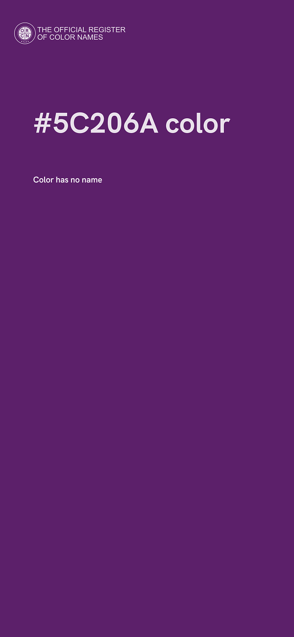 #5C206A color image