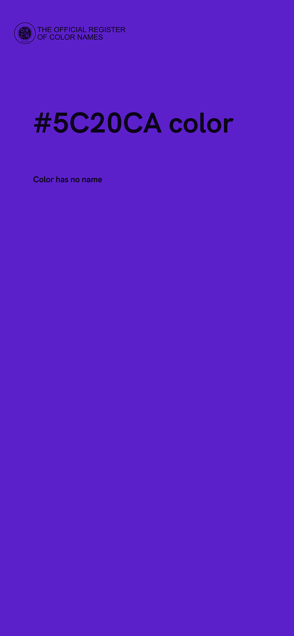 #5C20CA color image