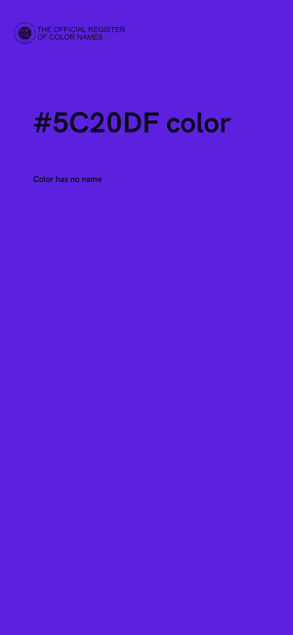 #5C20DF color image