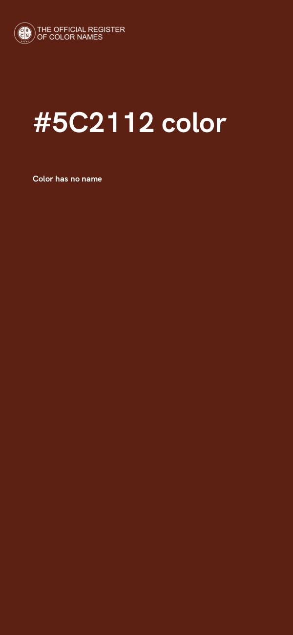 #5C2112 color image