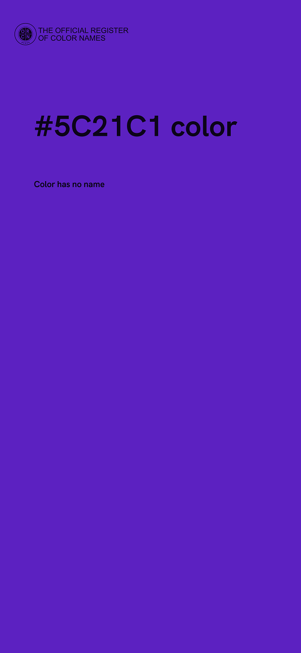 #5C21C1 color image