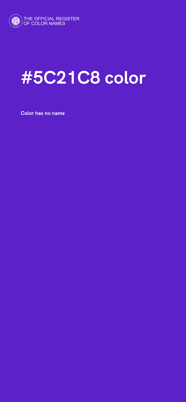 #5C21C8 color image