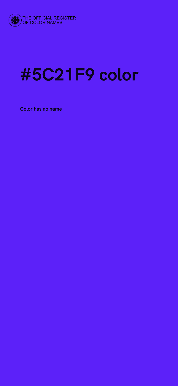 #5C21F9 color image