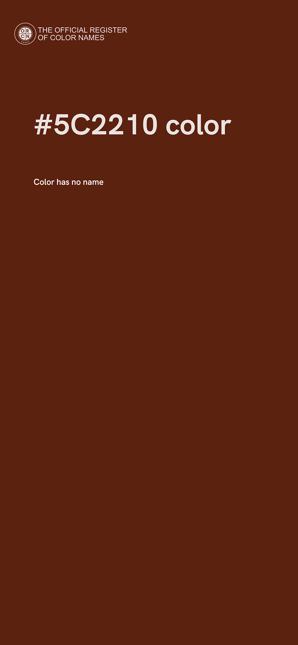 #5C2210 color image