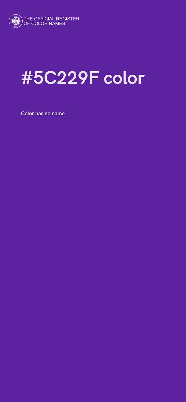 #5C229F color image
