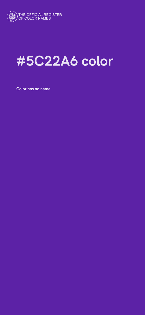 #5C22A6 color image
