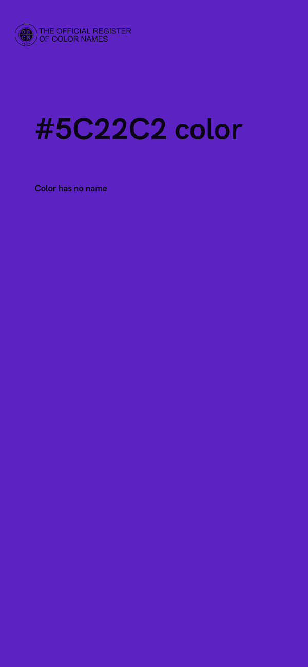 #5C22C2 color image