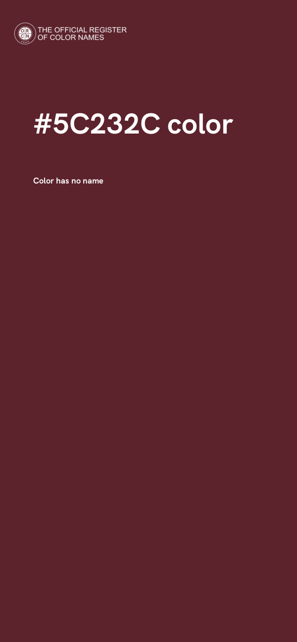 #5C232C color image