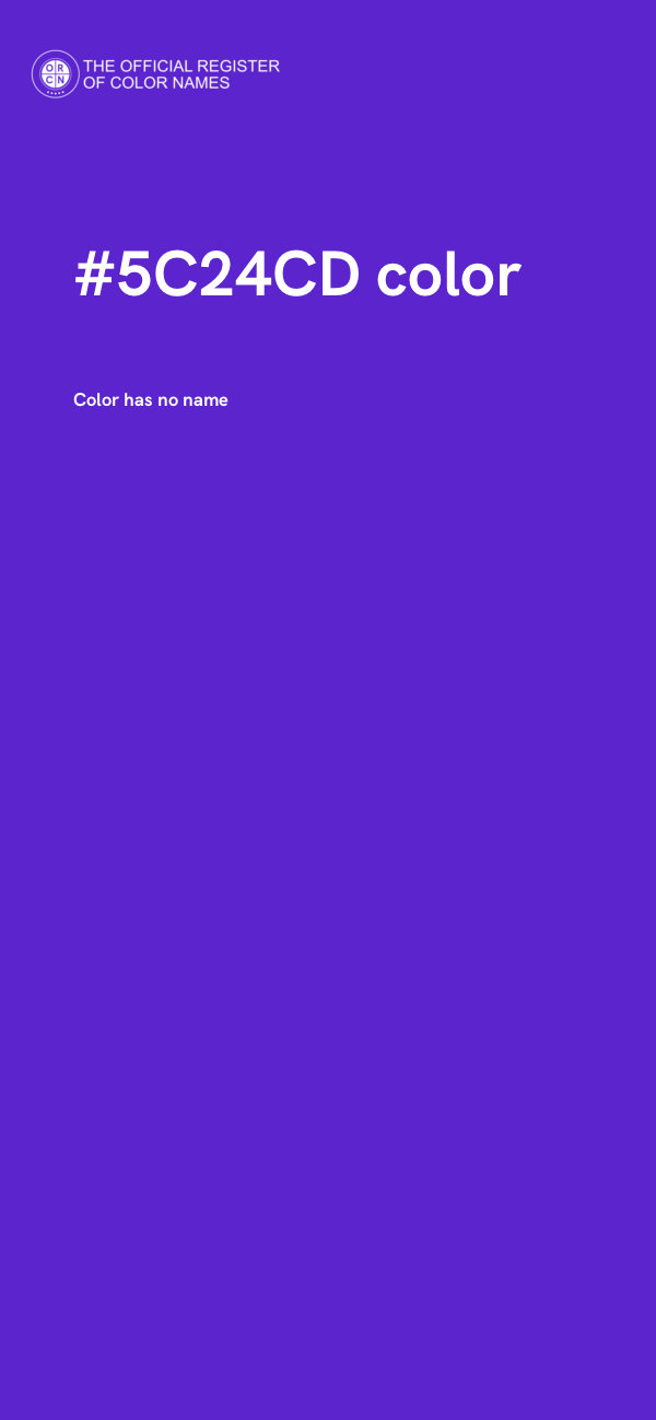 #5C24CD color image