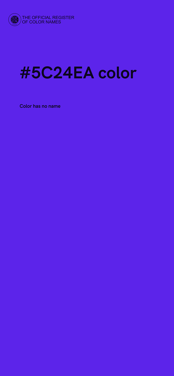 #5C24EA color image