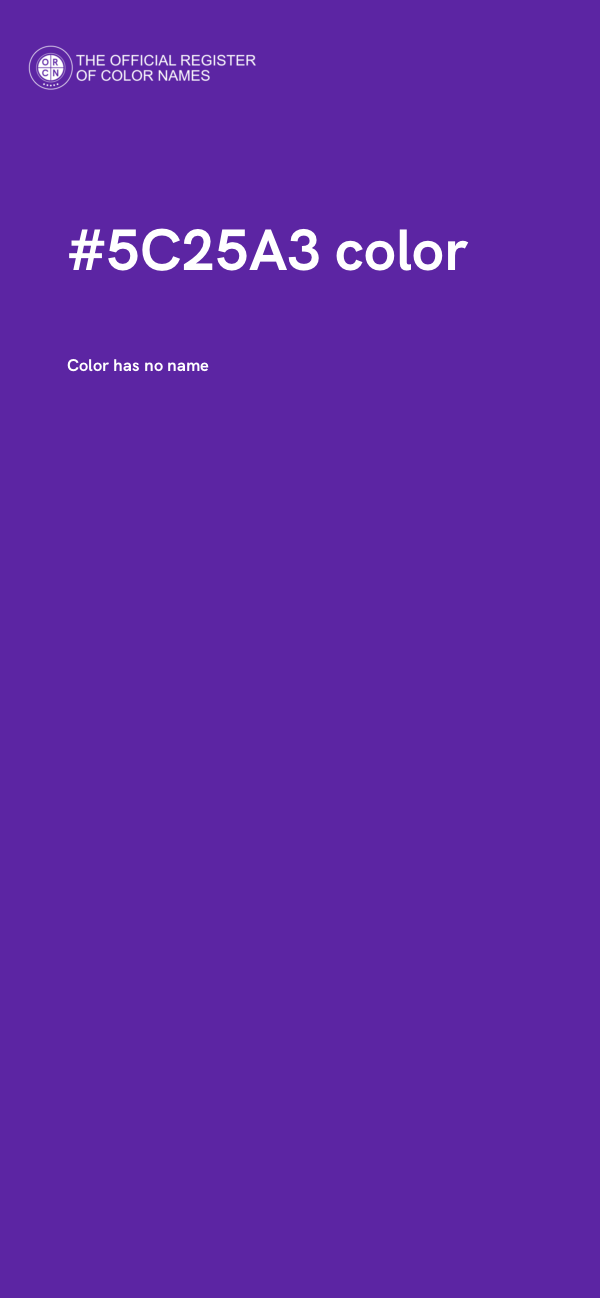#5C25A3 color image