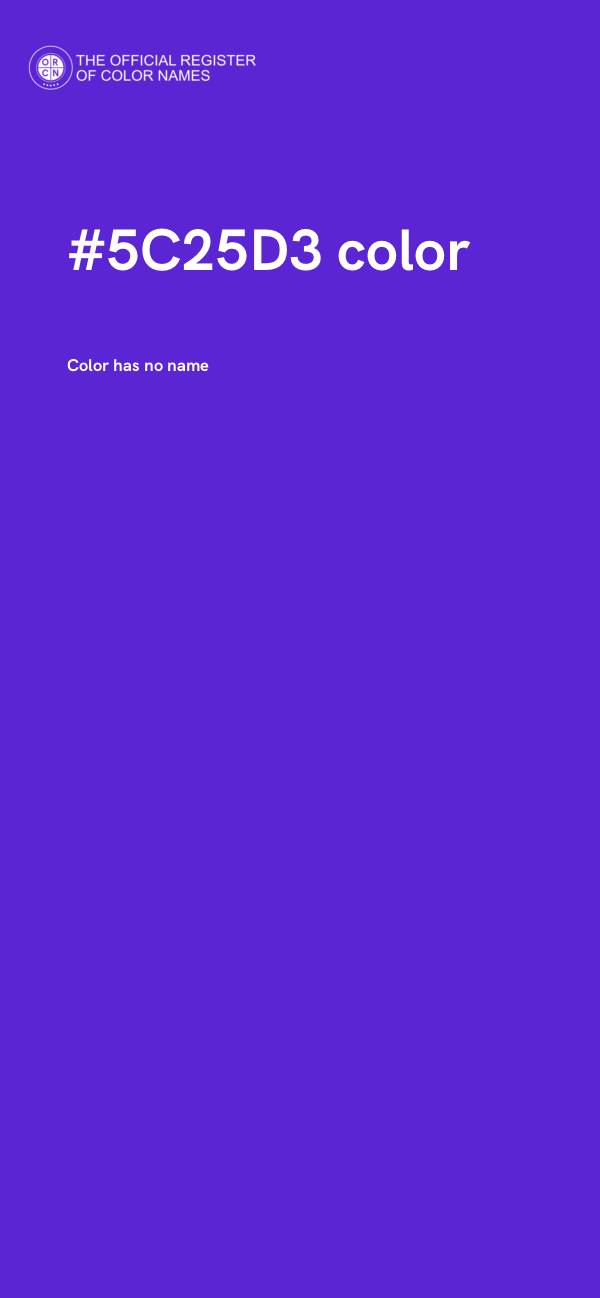 #5C25D3 color image