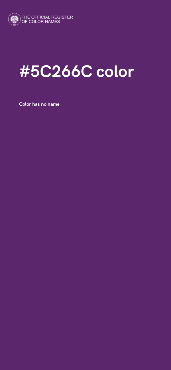 #5C266C color image