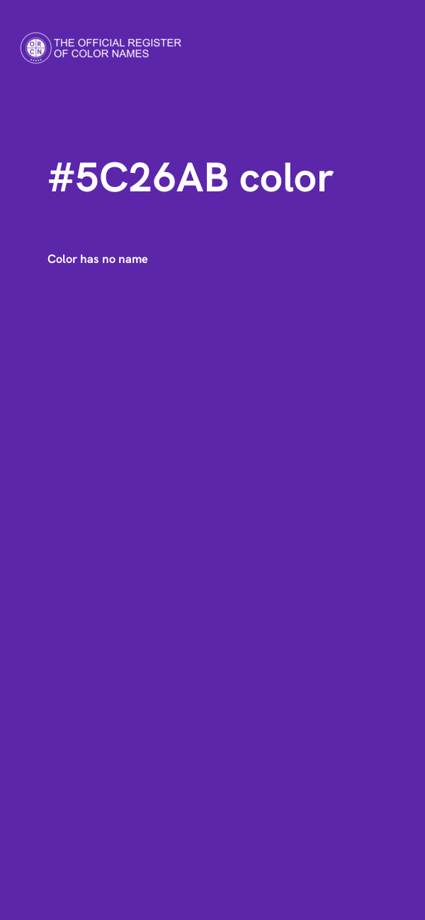 #5C26AB color image