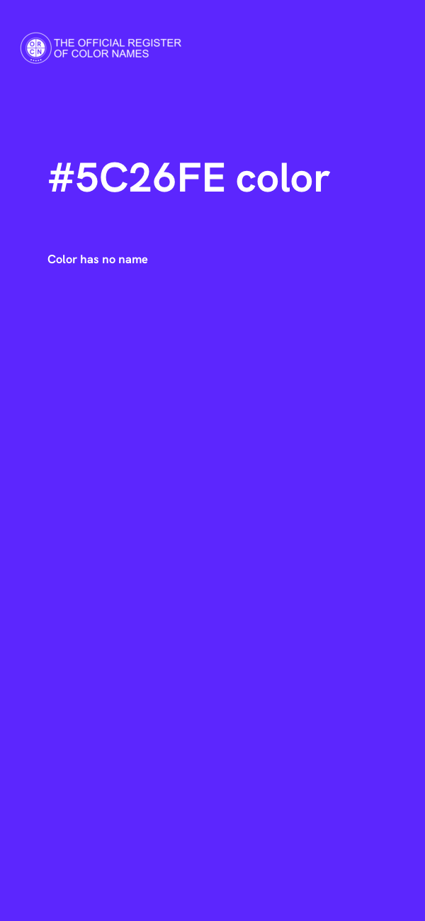 #5C26FE color image
