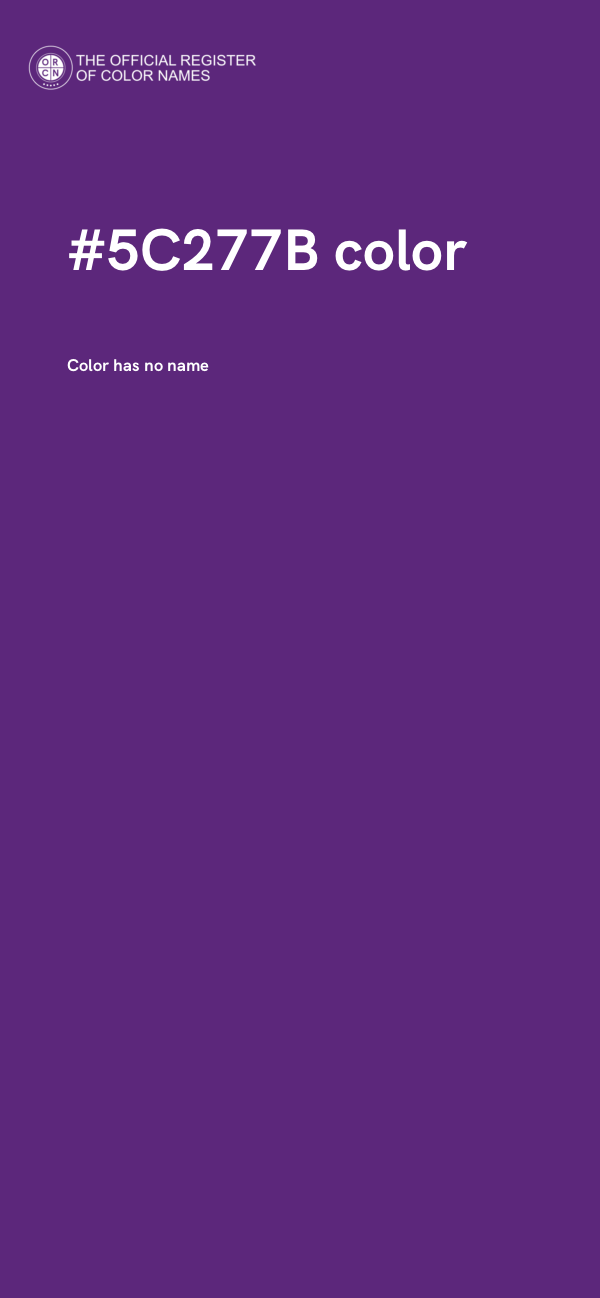 #5C277B color image