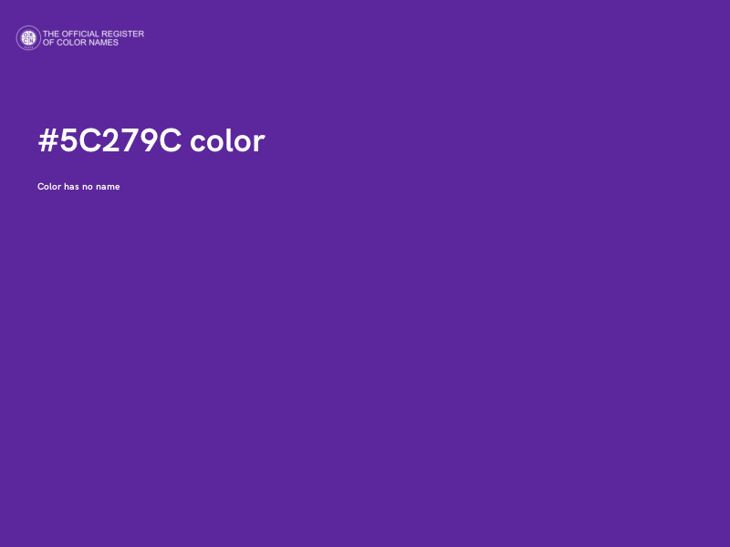 #5C279C color image