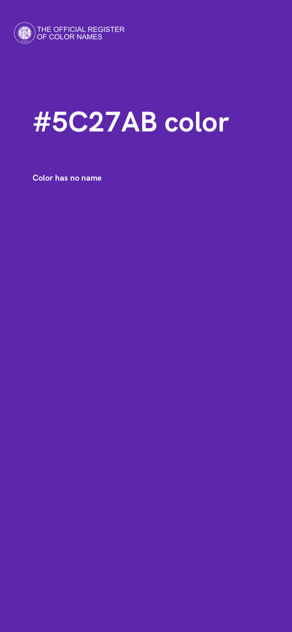 #5C27AB color image