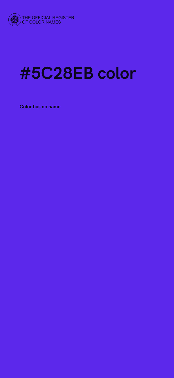 #5C28EB color image