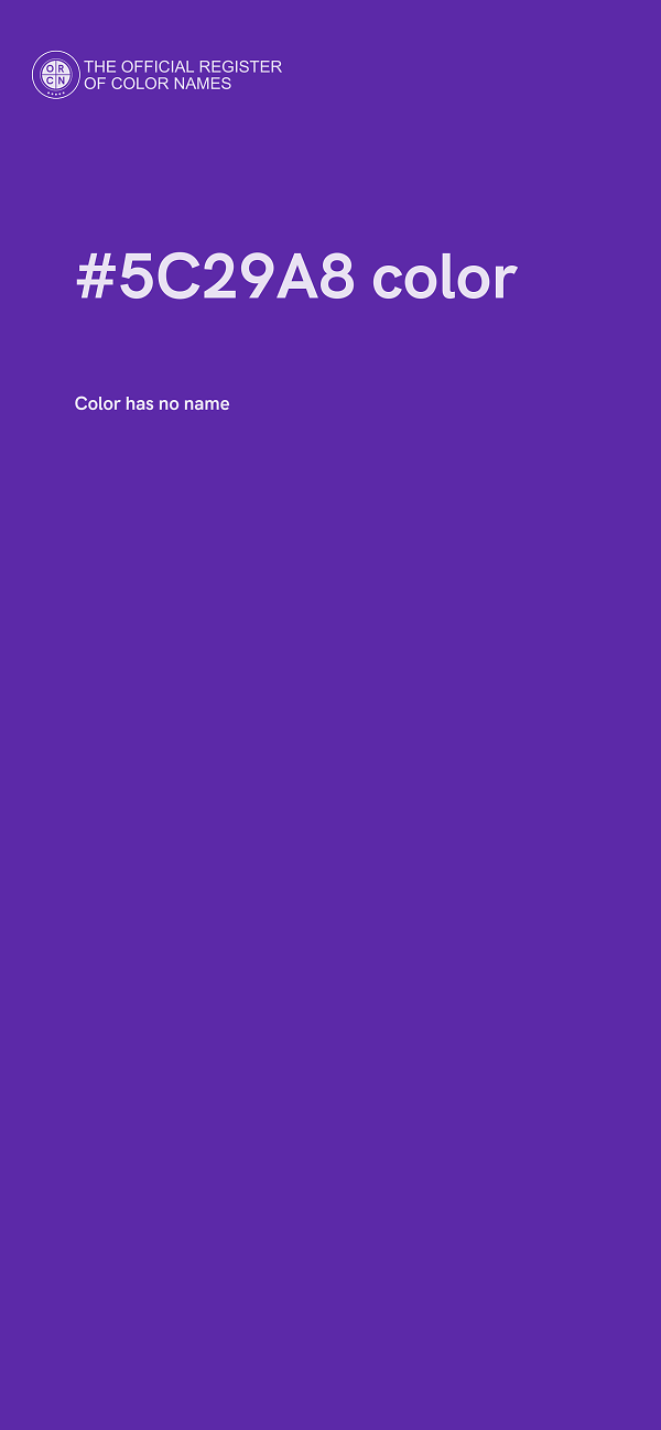 #5C29A8 color image