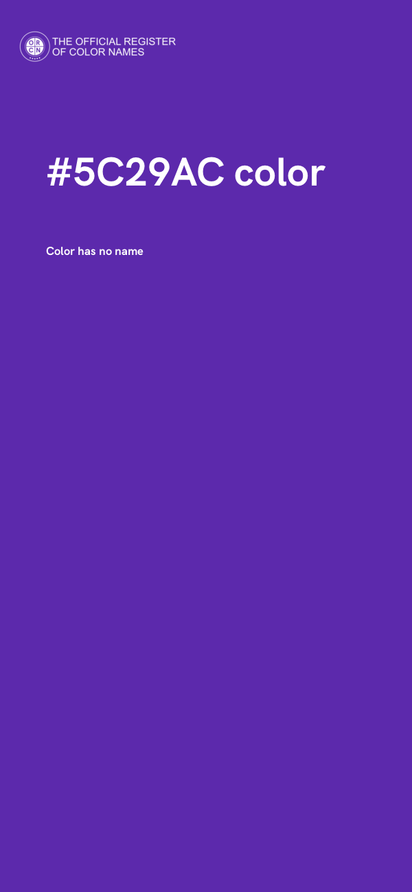 #5C29AC color image