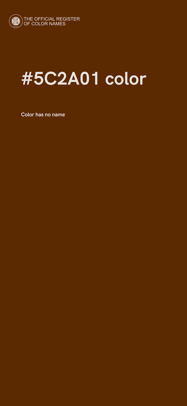 #5C2A01 color image