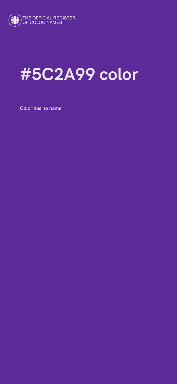 #5C2A99 color image