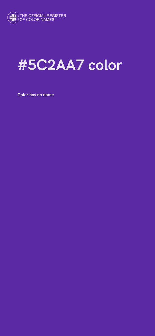 #5C2AA7 color image