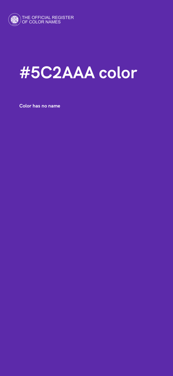 #5C2AAA color image