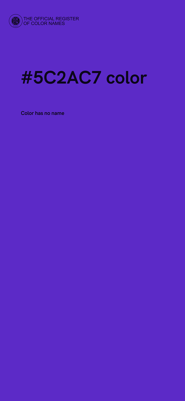#5C2AC7 color image