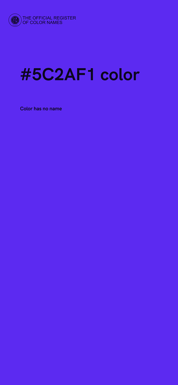 #5C2AF1 color image