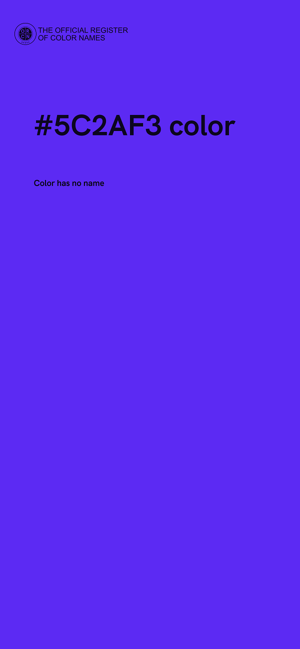 #5C2AF3 color image