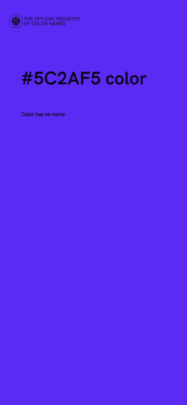 #5C2AF5 color image