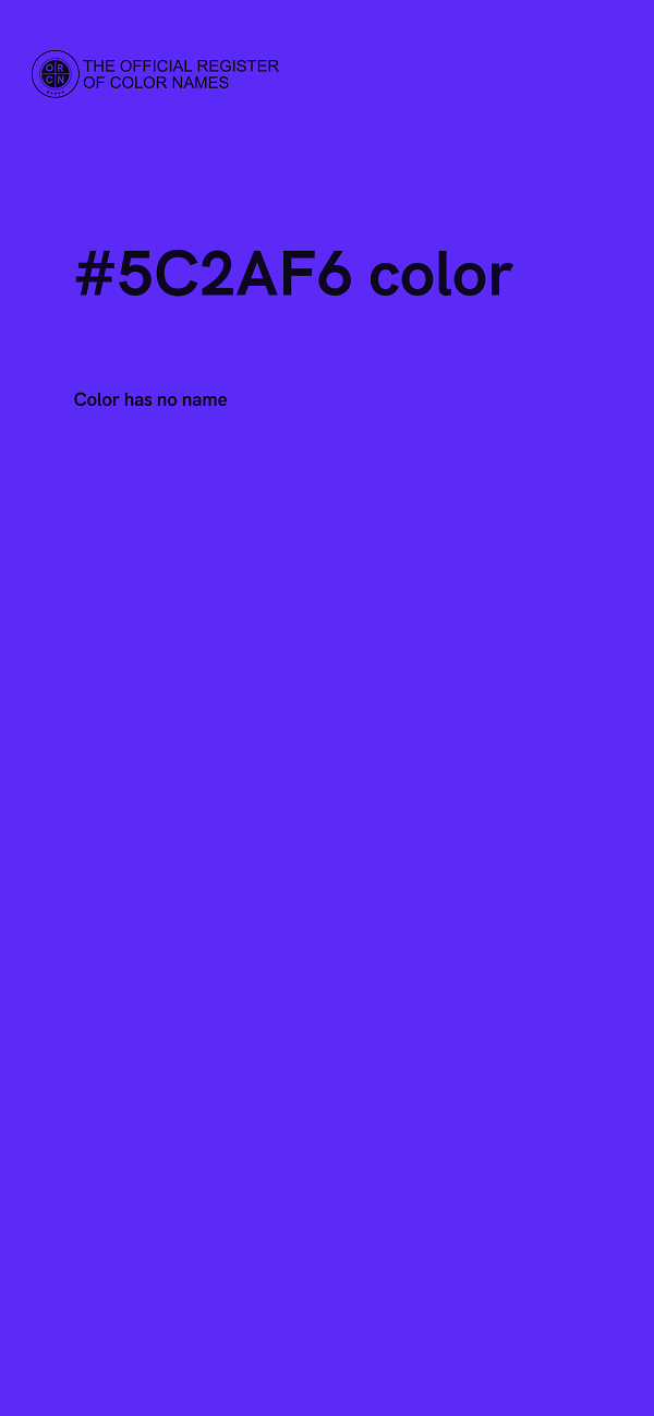 #5C2AF6 color image