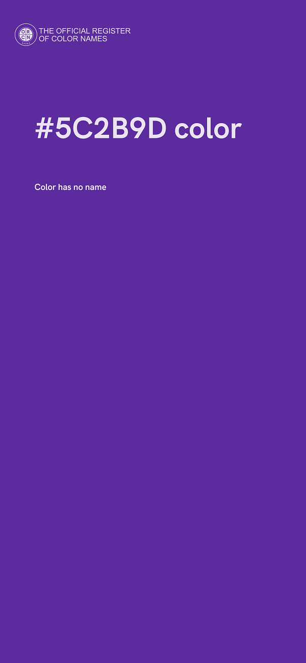 #5C2B9D color image