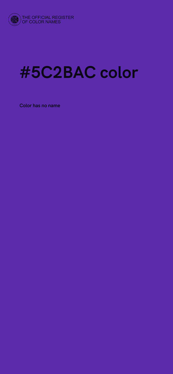 #5C2BAC color image
