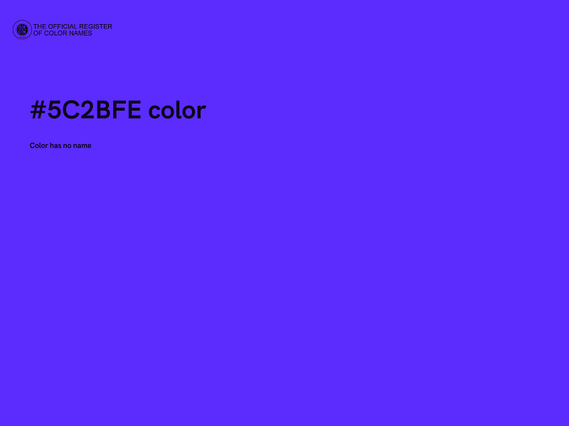 #5C2BFE color image