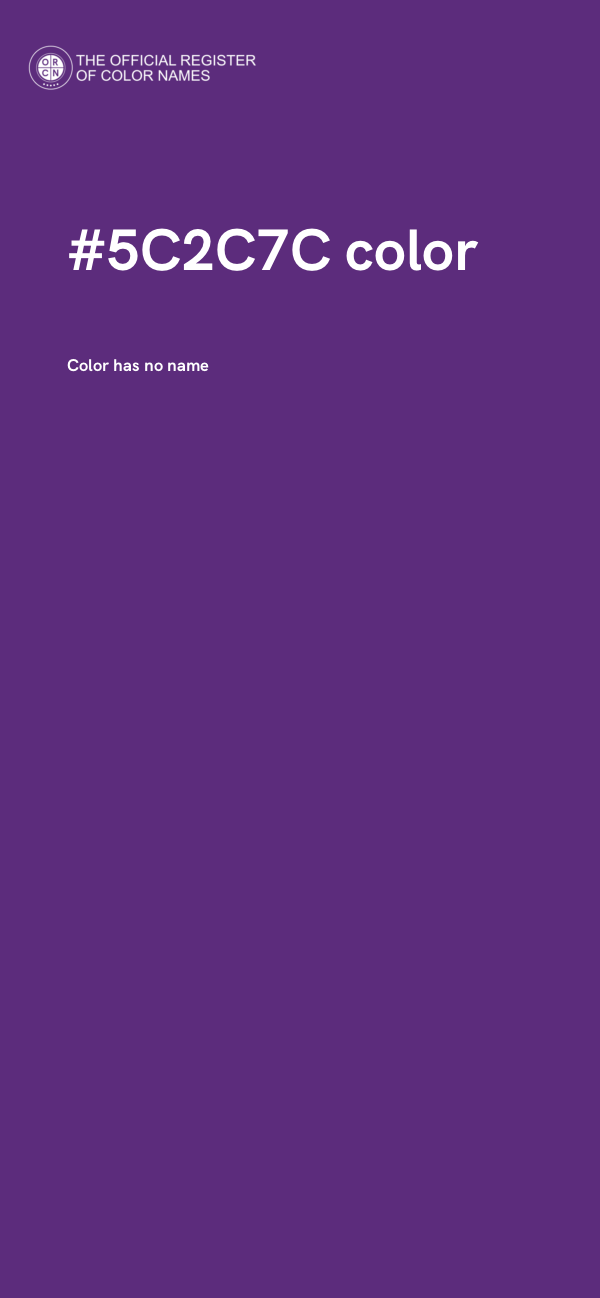 #5C2C7C color image