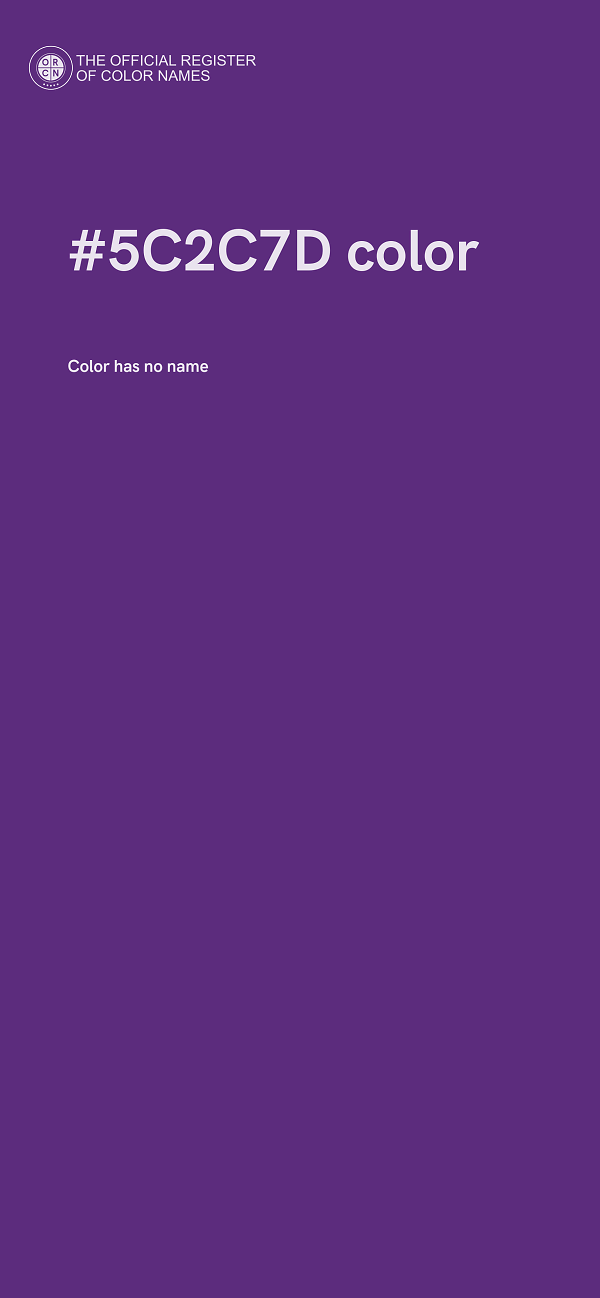 #5C2C7D color image