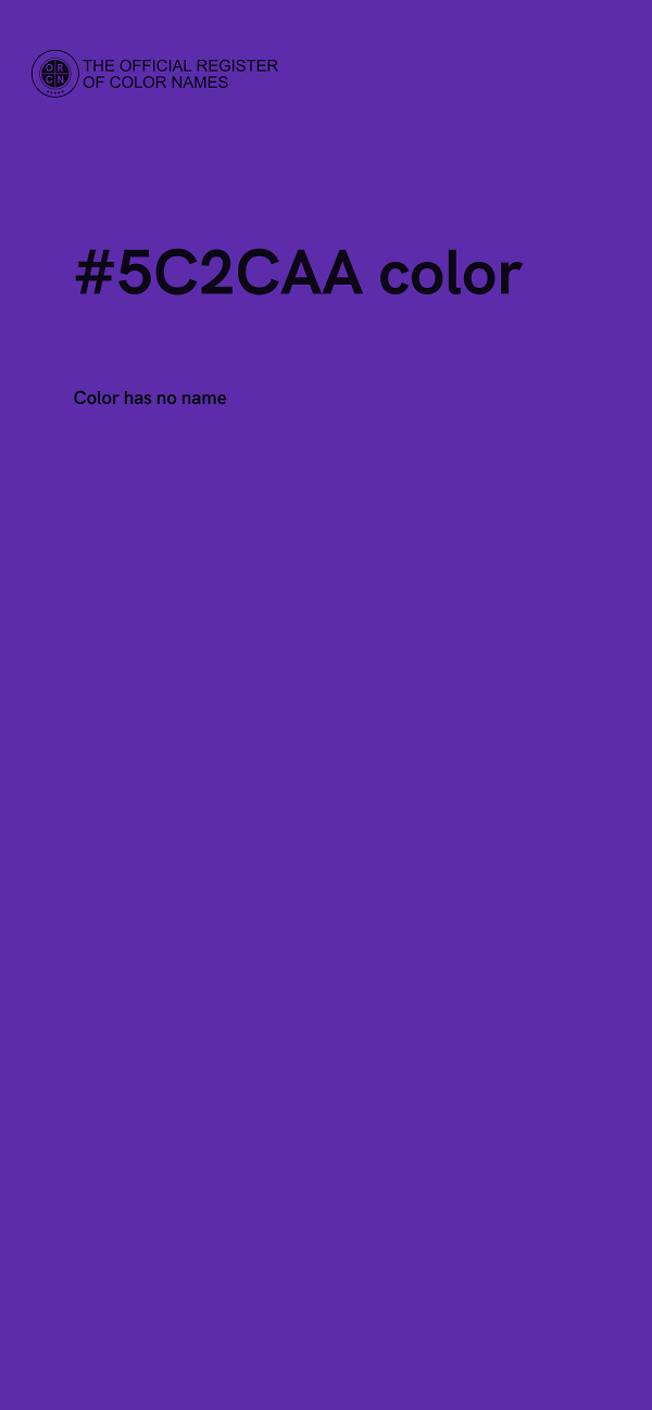 #5C2CAA color image