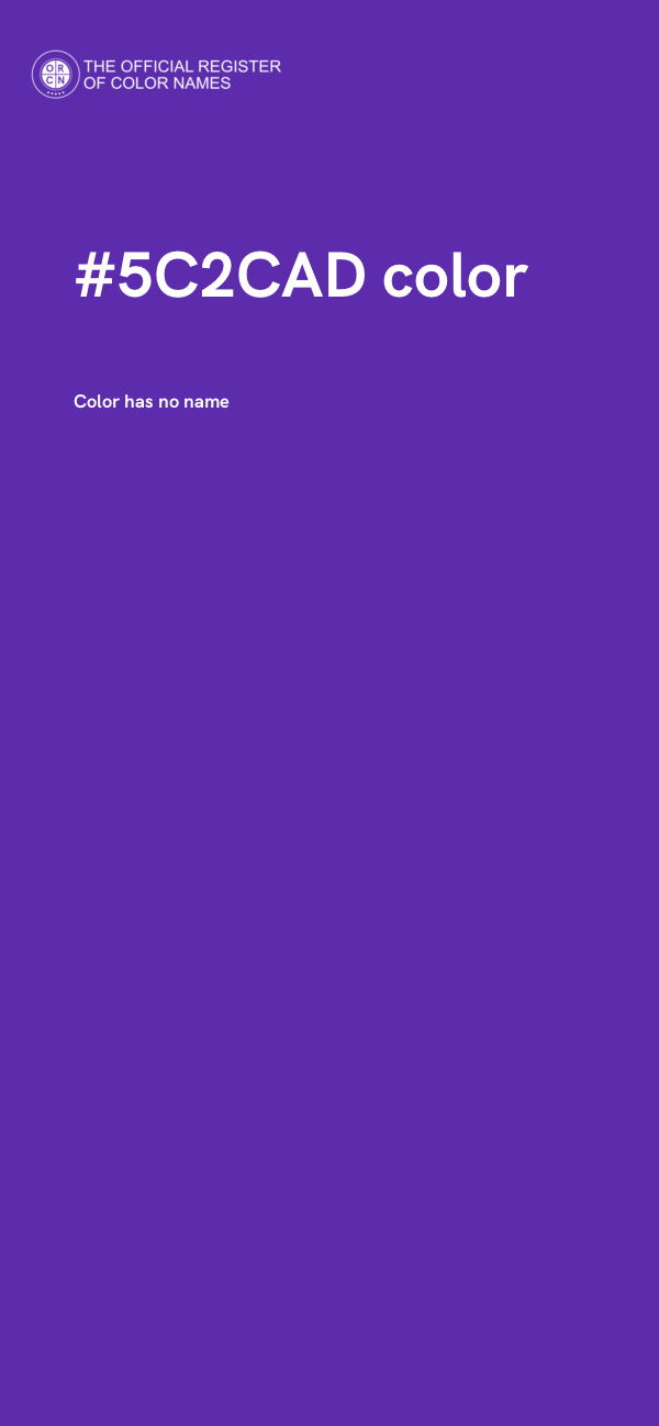 #5C2CAD color image