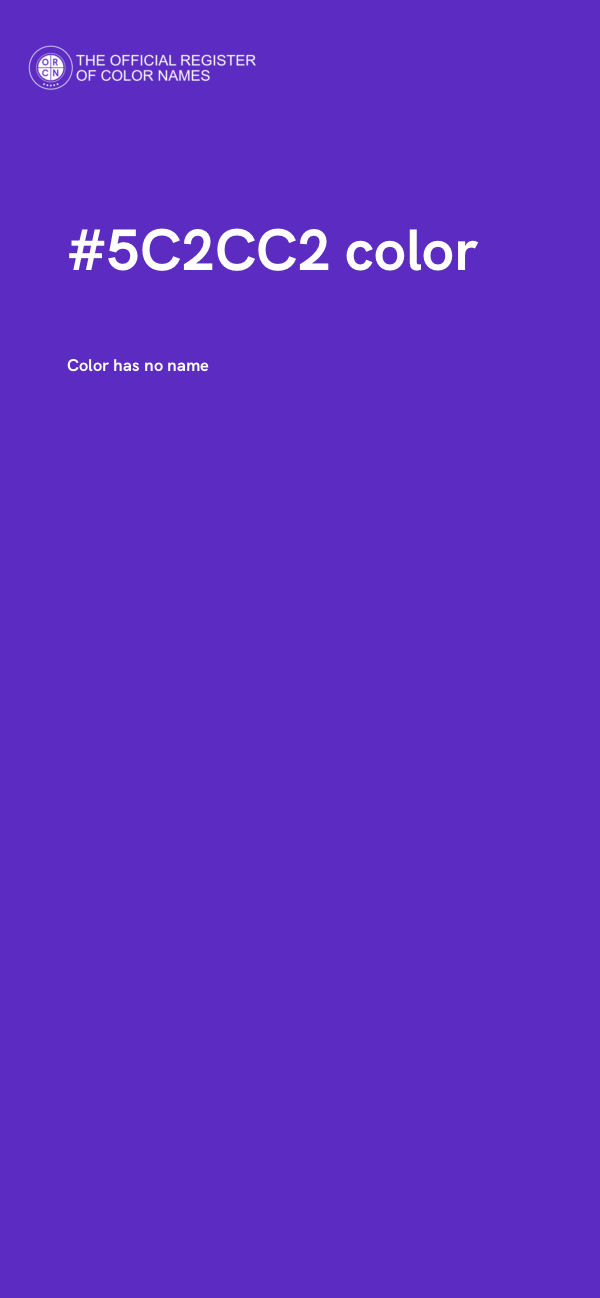 #5C2CC2 color image