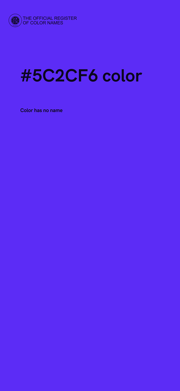 #5C2CF6 color image